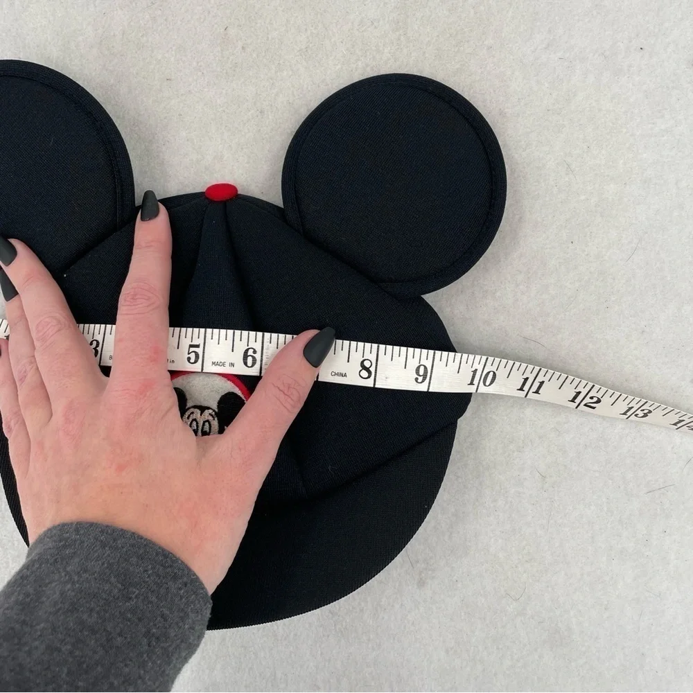 DISNEY Goofys Hat Co. Vintage Snap Back Black Hat with Mickey Mouse Ears Small - Picture 7 of 8